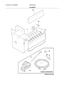 Ice Maker parts for Electrolux Side-By-Side Refrigerator EW26SS85KS2 from AppliancePartsPros.com