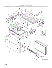 Freezer Door parts for Electrolux Bottom-Mount Refrigerator E23BC79SPS1 from AppliancePartsPros.com