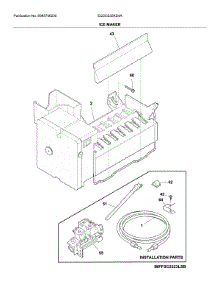 Ice Maker parts for Electrolux Side-By-Side Refrigerator EI23CS35KS4A from AppliancePartsPros.com