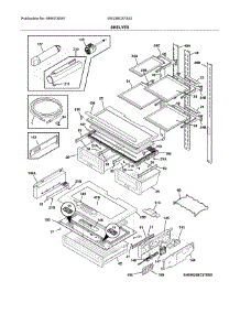Shelves parts for Electrolux Bottom-Mount Refrigerator EW23BC87SS3 from AppliancePartsPros.com