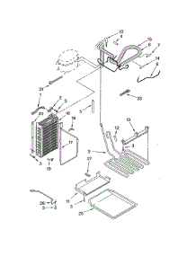 Lower Unit & Tube Parts parts for Kitchenaid Side-By-Side Refrigerator KCCS36FJT00 from AppliancePartsPros.com
