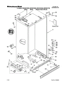 Cabinet Parts parts for Kitchenaid Side-By-Side Refrigerator KCCS36FJT00 from AppliancePartsPros.com