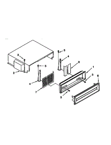 Top Grille And Unit Cover parts for Kitchenaid Side-By-Side Refrigerator 106KSSS36QDX05 from AppliancePartsPros.com