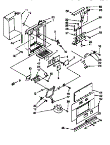 Dispenser And Front parts for Kitchenaid Side-By-Side Refrigerator 106KSSS36QDX05 from AppliancePartsPros.com