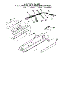 Control Parts parts for Kitchenaid Side-By-Side Refrigerator KSRA25ILBT02 from AppliancePartsPros.com