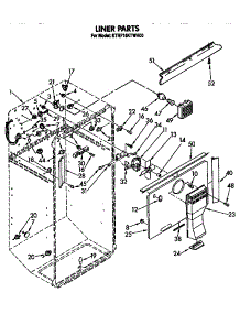 Liner parts for Kitchenaid Refrigerator KTRF18KTO00 from AppliancePartsPros.com