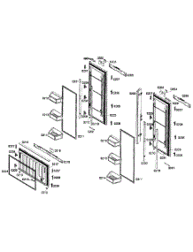 Doors Assy parts for Thermador Bottom-Mount Refrigerator T36IT71FN/26 from AppliancePartsPros.com