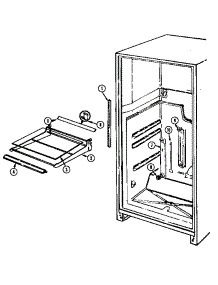 Shelves & Accessories (Rb234rda / Dg86a) (Rb234rdv / Dg85a) (Rb234rlda / Dg88a) (Rb234rldv / Dg87a) parts for Magic Chef Refrigerator RB234RDV/DG86A from AppliancePartsPros.com