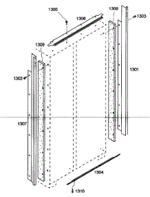 Door Trim parts for Thermador Side-By-Side Refrigerator KBUIT4265E/01 from AppliancePartsPros.com