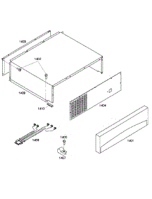 Cabinet 4 parts for Thermador Side-By-Side Refrigerator KBUDT4255E/04 from AppliancePartsPros.com