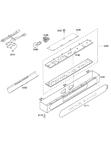 Control Panel parts for Thermador Side-By-Side Refrigerator KBUDT4255E/04 from AppliancePartsPros.com