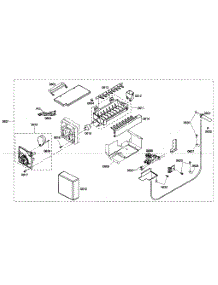 Ice Maker parts for Thermador Side-By-Side Refrigerator KBUDT4275E/01 from AppliancePartsPros.com