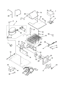 Upper Unit parts for Thermador Side-By-Side Refrigerator KBUDT4860A/01 from AppliancePartsPros.com