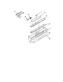 Control Panel parts for Thermador Side-By-Side Refrigerator KBUDT4860A/01 from AppliancePartsPros.com