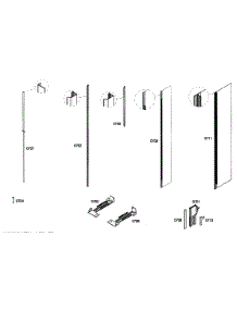 Strip Assy parts for Thermador Bottom-Mount Refrigerator T36BT71FS/08 from AppliancePartsPros.com