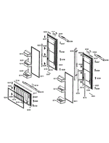 Door Assy parts for Thermador Bottom-Mount Refrigerator T36IT71NNP/29 from AppliancePartsPros.com