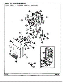 Ice & Water Dispenser (Rb234pda / Dg98a) (Rb234pdv / Dg97a) (Rb234plda / Dg90a) (Rb234pldv / Dg89a) parts for Magic Chef Refrigerator RB234PLDV/DG90A from AppliancePartsPros.com