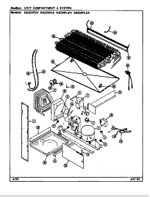 Unit Compartment & System (Rb234pda / Dg98a) (Rb234pdv / Dg97a) (Rb234plda / Dg90a) (Rb234pldv / Dg89a) parts for Magic Chef Refrigerator RB234PLDV/DG90A from AppliancePartsPros.com