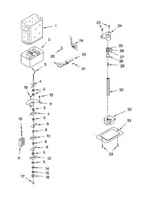 Motor And Ice Container Parts parts for Thermador Side-By-Side Refrigerator KBUDT4270A/02 from AppliancePartsPros.com