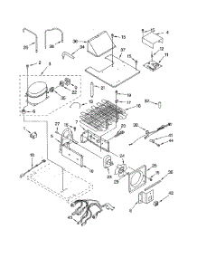 Upper Unit parts for Thermador Side-By-Side Refrigerator KBUDT4860A/02 from AppliancePartsPros.com