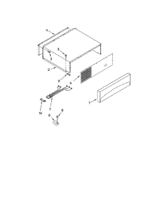 Top Grille And Unit Cover parts for Thermador Side-By-Side Refrigerator KBUDT4860A/02 from AppliancePartsPros.com