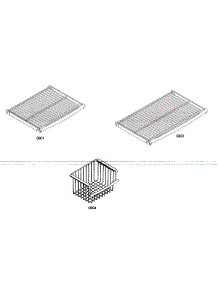 Shelf Assy 2 parts for Thermador Side-By-Side Refrigerator KBUDT4865E/01 from AppliancePartsPros.com