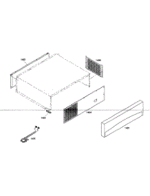 Top Grille parts for Thermador Side-By-Side Refrigerator KBUDT4865E/01 from AppliancePartsPros.com
