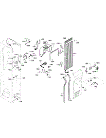 Cabinet 3 parts for Thermador Side-By-Side Refrigerator KBUDT4255E/05 from AppliancePartsPros.com