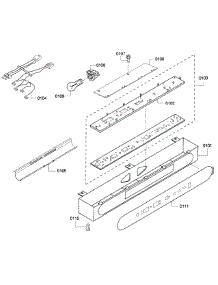 Control Panel parts for Thermador Side-By-Side Refrigerator KBUDT4255E/05 from AppliancePartsPros.com