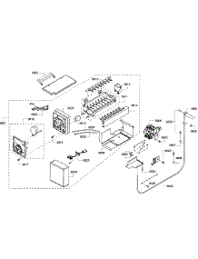 Ice Maker parts for Thermador Side-By-Side Refrigerator KBUDT4255E/05 from AppliancePartsPros.com