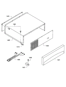Cabinet 4 parts for Thermador Side-By-Side Refrigerator KBUDT4255E/05 from AppliancePartsPros.com