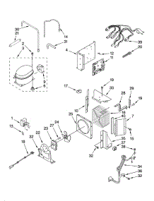 Upper Unit Parts parts for Thermador Side-By-Side Refrigerator KBUDT4265E/04 from AppliancePartsPros.com