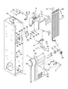 Freezer Liner And Air Flow Parts parts for Thermador Side-By-Side Refrigerator KBUDT4265E/04 from AppliancePartsPros.com