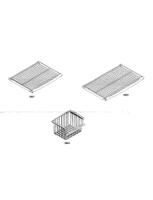 Shelf Assy 2 parts for Thermador Side-By-Side Refrigerator KBUDT4875E/01 from AppliancePartsPros.com