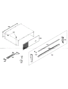 Top Grille parts for Thermador Side-By-Side Refrigerator KBUDT4875E/01 from AppliancePartsPros.com