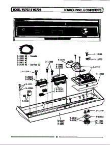 Control Panel & Components parts for Maytag Dishwasher WC702 from AppliancePartsPros.com
