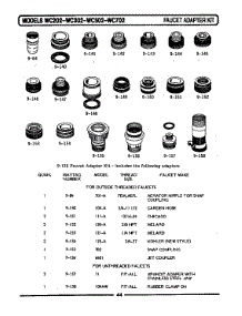 Faucet Adapter Kit (Wc482) (Wc482) parts for Maytag Dishwasher WC482 from AppliancePartsPros.com
