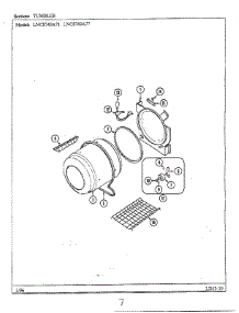 Tumbler parts for Maytag Dryer LNC8749A77 from AppliancePartsPros.com
