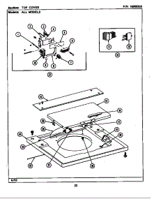 Top Cover (Lse9900afl,Afw) parts for Maytag Laundry Center LSE9900AFE from AppliancePartsPros.com