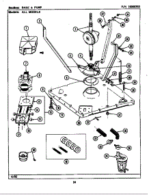 Base & Pump (Lse9900afl,Afw) (Lse9900afl) (Lse9900afw) parts for Maytag Laundry Center LSE9900AFE from AppliancePartsPros.com
