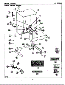 Cabinet (Lse9900afl,Afw) parts for Maytag Laundry Center LSE9900AFE from AppliancePartsPros.com