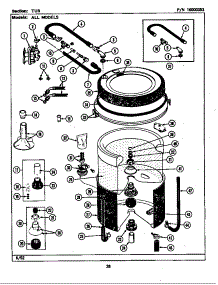 Tub (Lse9900afl,Afw) (Lse9900afl) (Lse9900afw) parts for Maytag Laundry Center LSE9900AFE from AppliancePartsPros.com