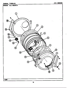 Tumbler (Lse9900afl,Afw) (Lse9900afl) (Lse9900afw) parts for Maytag Laundry Center LSE9900AFE from AppliancePartsPros.com