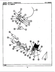 Motor & Thermostat (Lse9900af*) (Lse9900afl) (Lse9900afw) parts for Maytag Laundry Center LSE9900AFE from AppliancePartsPros.com
