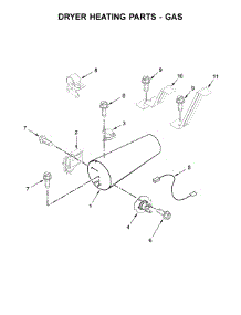 Dryer Heating Parts - Gas parts for Maytag Laundry Center MLG22PRAWW0 from AppliancePartsPros.com
