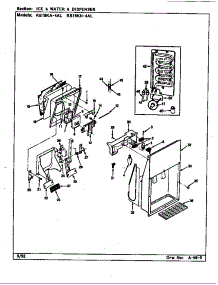 Ice & Water Dispenser (Rb18ka-4Al / Bg45c) (Rb18kn-4Al / Bg44c) parts for Magic Chef Refrigerator RB18KA-4AL/BG44C from AppliancePartsPros.com