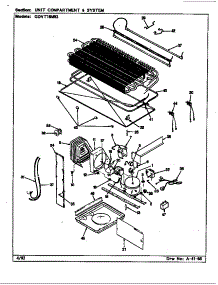 Unit Compartment & System parts for Maytag Refrigerator GDNT18M92/CF45A from AppliancePartsPros.com