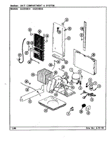 Unit Compartment & System parts for Maytag Refrigerator GS22X8DV-DR33B from AppliancePartsPros.com