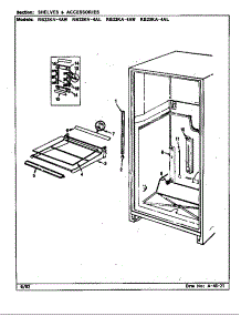 Shelves & Accessories (Rb23ka-4Al / Bg99b) (Rb23ka-4Aw / Bg98b) (Rb23kn-4Al / Bg96b) (Rb23kn-4Aw / Bg97b) (Rb23kn-4Aw / Bg97c) parts for Magic Chef Refrigerator RB23KA-4AL/BG96B from AppliancePartsPros.com