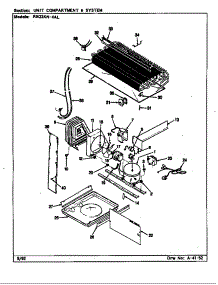 Unit Compartment & System (Rb23ka-4Al / Cg99a) (Rb23kn-4Al / Cg96a) parts for Magic Chef Refrigerator RB23KA-4AL/CG96A from AppliancePartsPros.com